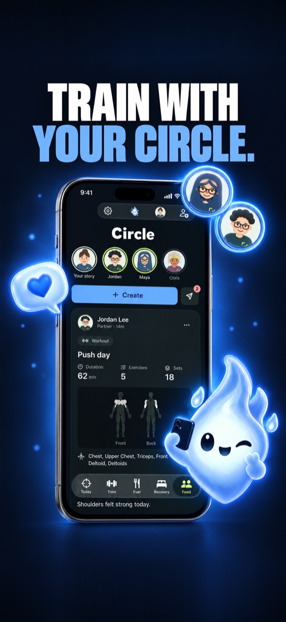 Your circle: friends, partner and the feed